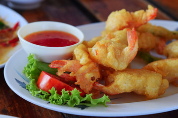 fried prawns