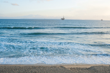 Bolsa Chica Beach in Huntington Beach, Southern California 