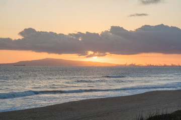 Fototapeta premium Bolsa Chica Beach, Huntington Beach, Southern California