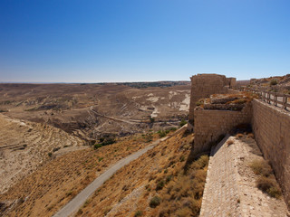Crusader castle ruin,Montreal,Jordan