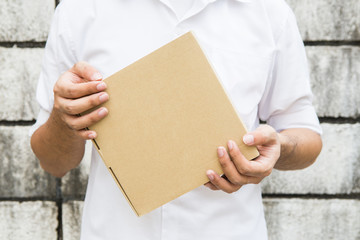 Man carrying box