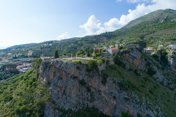 Obraz premium aerial view of Old town Bar