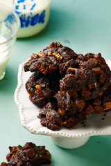 bittersweet brownie drops cookies.