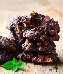 bittersweet brownie drops cookies.