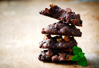 bittersweet brownie drops cookies.