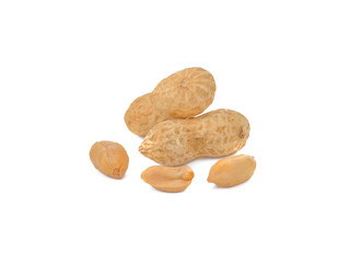 Peanut isolated on white background