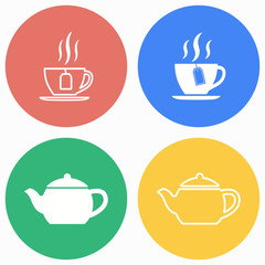 Tea icon set.