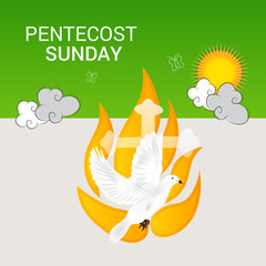 Pentecost sunday.