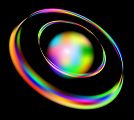 rotation and circulation. abstract design.