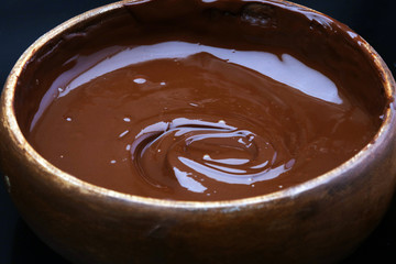 Melting chocolate / melted chocolate/ 