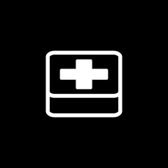First Aid Symbol. Flat Design.