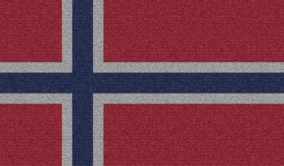 Fototapeta premium Denim flag of Norway