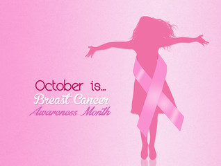 Obraz na płótnie Canvas Breast Cancer Awareness month