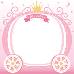 Pink princess pumpkin template  © tharnthip