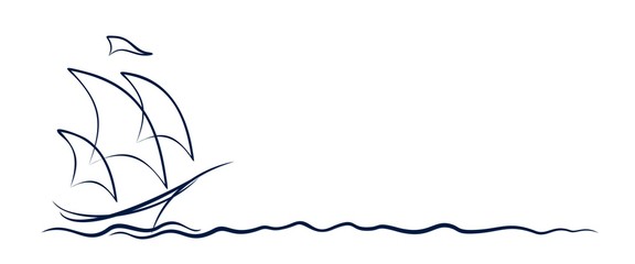 Sailing vessel Logo.  © designer_an