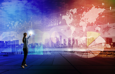 business technology abstract. Internet of Things. Smart City. Information Communication Technology....