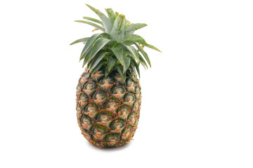 Pineapple on white background.