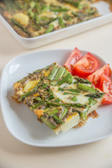 Spargel Frittata