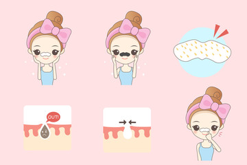 woman with beauty concept