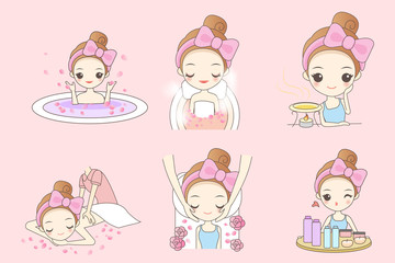 woman with beauty concept