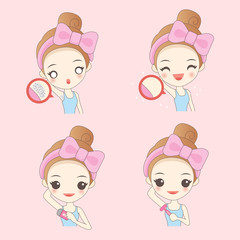 woman with armpit problem