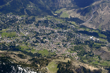 Fototapeta premium Bratto aerial, Italy