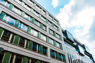 town office or finance buildings in a row