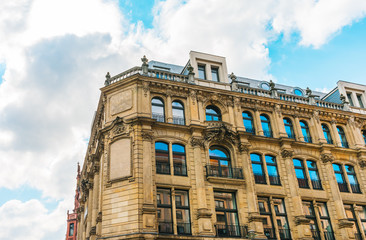 Fototapeta premium luxury apartment building in vintage style