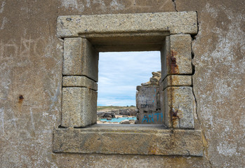 Arche de Port Blanc and Pointe du Percho, France, Bretagne, Europe