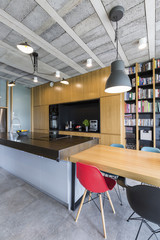 Modern industrial kitchen