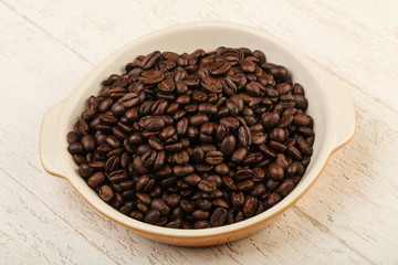 Roasted coffee beans