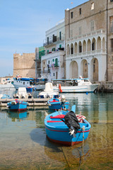 Panoramic view of Monopoli. Puglia. Italy. 