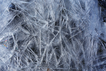 transparent ice background