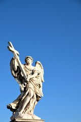 Obraz premium サンタンジェロ橋上の天使像