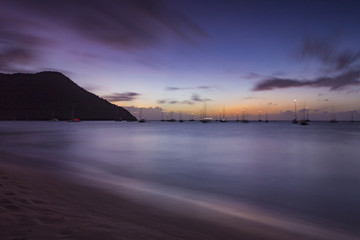 Rodney Bay Sunset from Reduit Beach, Saint Lucia