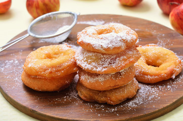 Donuts with apples