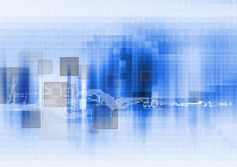 Obraz premium high technology concept