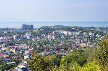 Sihanoukville (Krong Preah Sihanouk) cityscape view, Cambodia