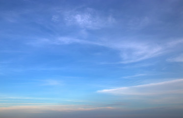 Obraz premium blue sky and clouds background,feel good.