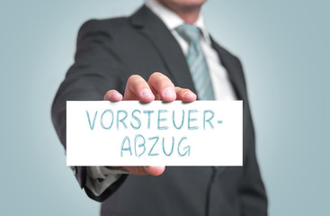 Vorsteuerabzug