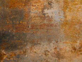 Aged rusted iron background