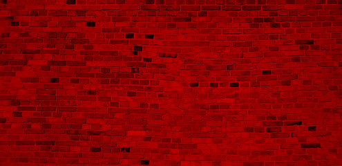Naklejka premium cegła, mur, ceglany, czerwony