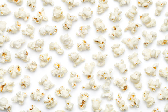Popcorn Isolated on White Background
