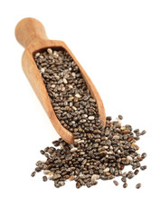 chia seeds with little spoon