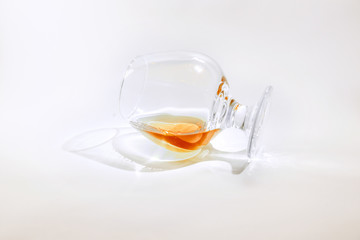 A glass of whiskey