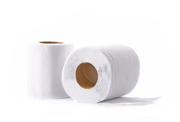 Tissues clean white Isolated On White Background.