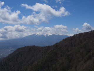 三ッ峠山から見る富士山