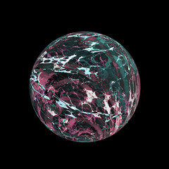 Abstract Marble Ball