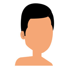 young man avatar character vector illustration design