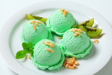 green ice cream